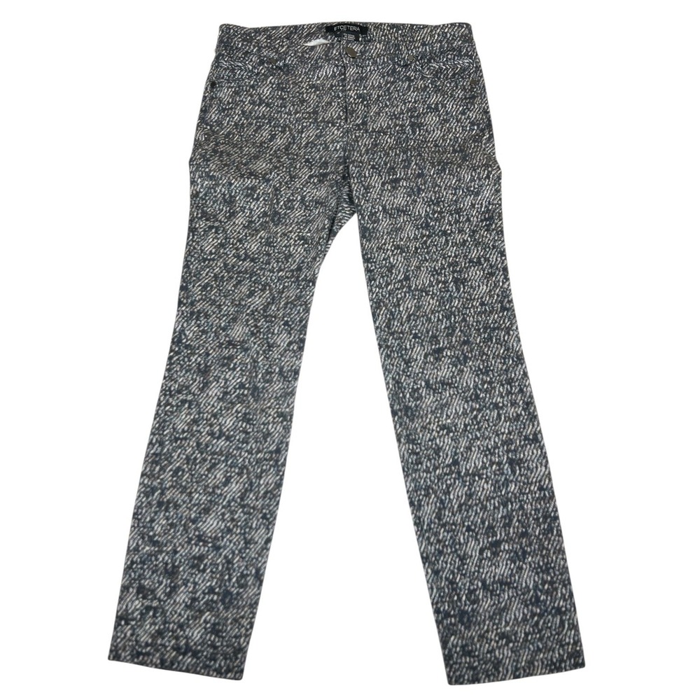 Etcetera‎ Women's Size 2 Tweed Career Pants Gray Textured Straight Leg Dress